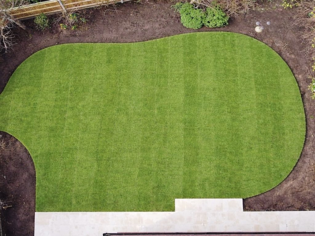 new lawn landscape in Sevenoaks
